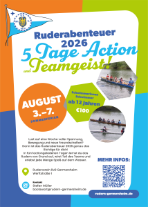 Plakat Ruderabenteuer 2026